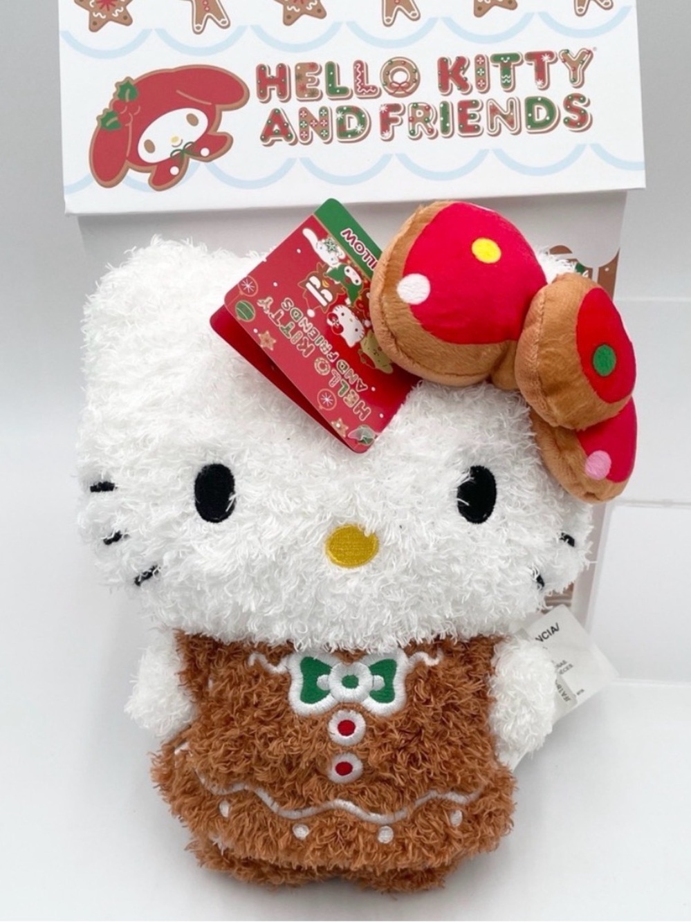 HELLO KITTY 10" Holiday Hugger Pillow